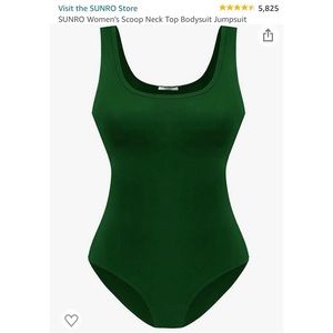 Never been worn green body suit! Size medium